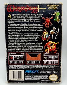 NES Wizardry: Proving Grounds of the Mad Overlord *Missing Manual* Cart & Box