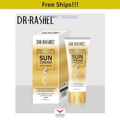 Dr Rashel Sun Cream Anti-Ageing SPF90 Long Lasting UVA UVB Protection Free Ships