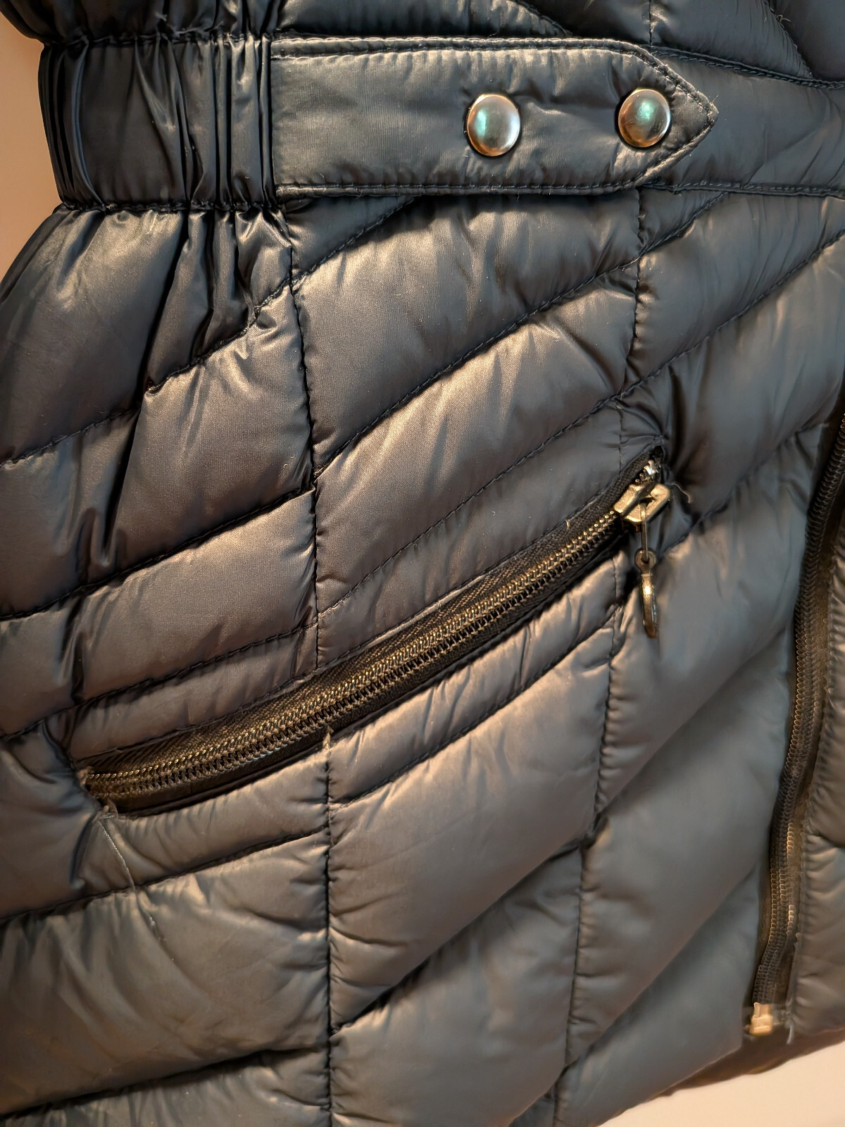 Bernardo Primaloft Duck Down Packable Puffer Navy… - image 2