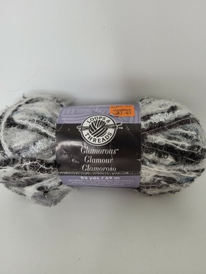 Loops and Threads Glamorous Yarn Color: #9 Smoke New Discontinued 53 yds Acrylic