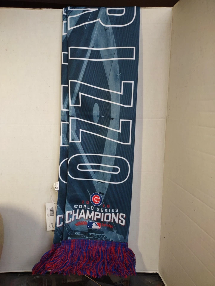 Bufanda fotográfica de béisbol Anthony Rizzo MLB de los Chicago Cubs Foto 2 de 2