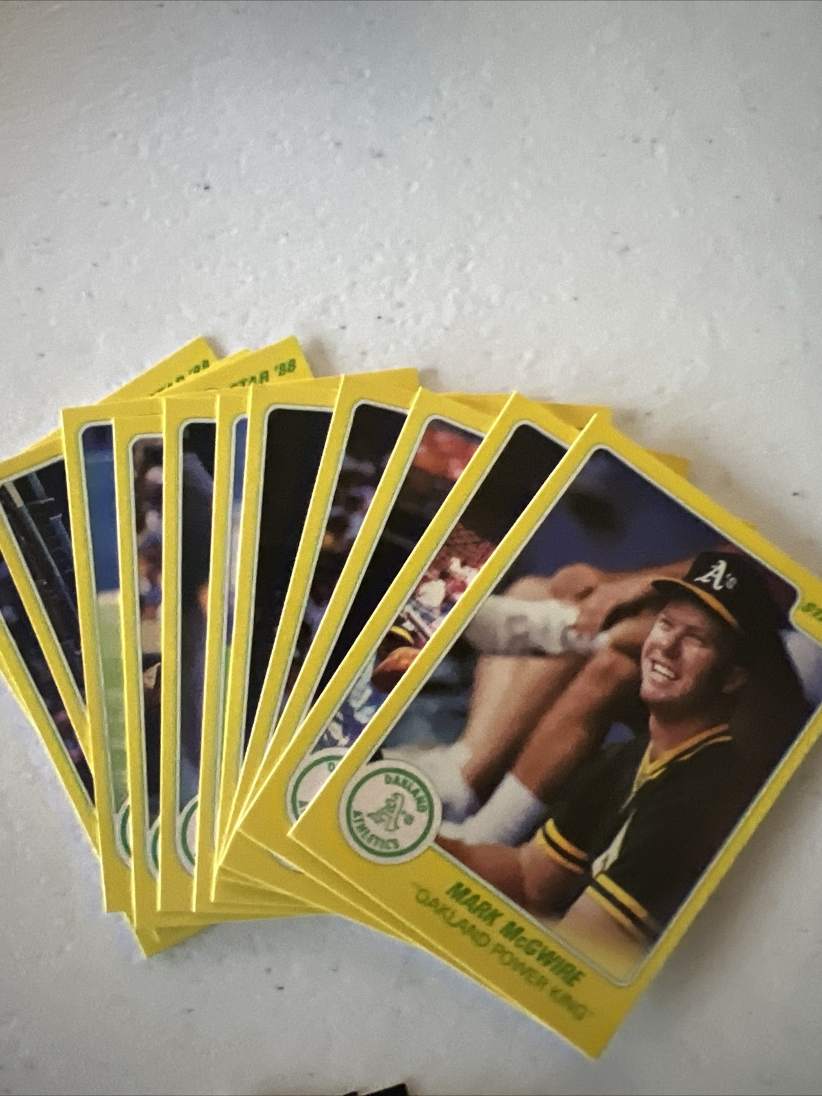 3 Mark McGwire Oakland A’s Card Sets 88 Star Co Card Collectors Mothers