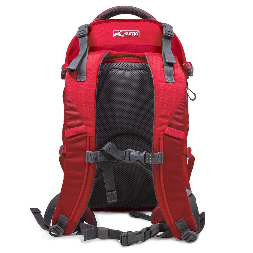 Kurgo Rucksack G-Train K9 Backpack rot für Hunde bis 11 kg, 33x53x25 cm - Bild 2 von 4