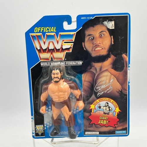 GIANT GONZALEZ WWF Hasbro series 10 US blue card w...