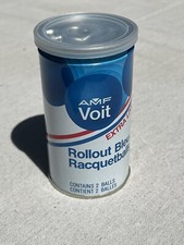 Vintage NOS 70  s - 80  s AMF Voit Sealed Rollout Bleu Racquetballs 2 Inside