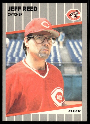 1989 Fleer Baseball Card Jeff Reed Cincinnati Reds #167 | eBay