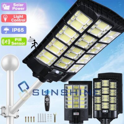 8700W 999999000LM Commercial Super Large Road Solar Street Lights High Intensity