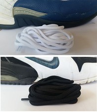 AIR JORDAN 12 XII 9 IX TAXI FLU PLAYOFFS FLINT CHERRY ROUND ROPE SHOE LACE LOT