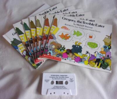 Guided Reading: Set of 7 Gregory, the Terrible Eater books + audio tape