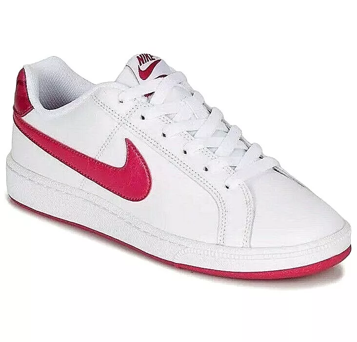 gancho perdonar tanque New Nike Court Royale Tennis Shoes Leather Trainers White/Noble Red | eBay