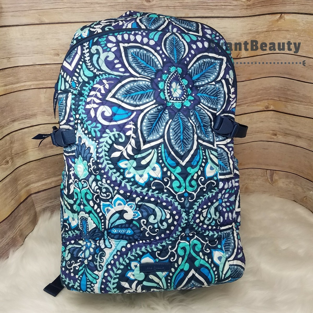 New Vera Bradley Essential Backpack in Cotton/Quilted Floral Medallion Vera Bradley Women main image 4