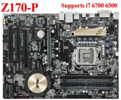 ASUS Z170-P Motherboard Intel Z170 LGA115 4×DDR4 ATX