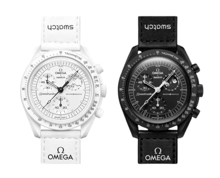 Snoopy x OMEGA x Swatch BIOCERAMIC 黒