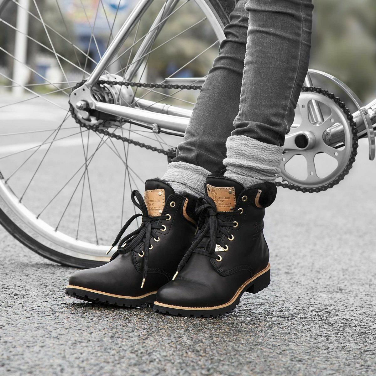 03 Aviator Igloo Panama Jack Herren Stiefel Lammfell Aviator Igloo