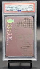 Connor Bedard 2023 Upper Deck Skybox Metal Platinum Portrait Rookie CDD PSA 8