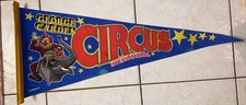 George Carden International Circus Pennant Vintage Made in USA Banner
