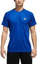 Adidas Men's Training Essentials Raglan Tech Tee Royal Blue LARGE