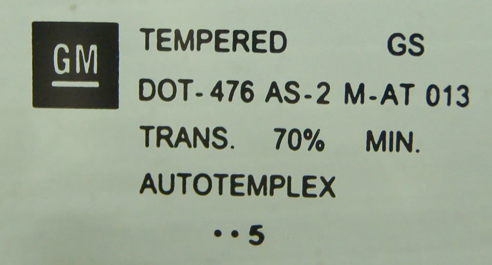 New GM 03-09 Kodiak/Topkick C4500-C8500 Rear Window Glass No Tint W/Defrost 1575 - Изображение 2 из 4