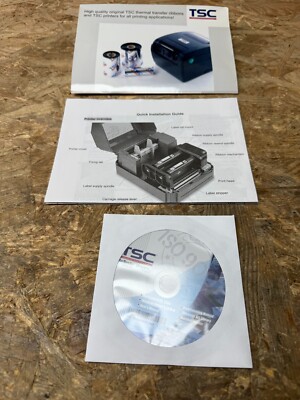Bedienungsanleitung +  Driver CD usw. für Thermodrucker  TSC TTP 244 Plus