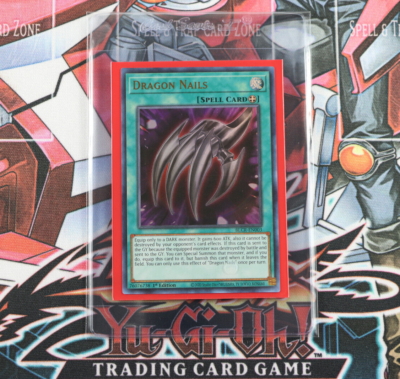 Yugioh Spell Card Dragon Nails BLCR-EN003 1st Edition Ultra Rare Yugioh Spell Card Dragon Nails BLCR-EN003 1st Edition Ultra Rare