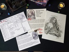 Custom made Elf Wizard character package for Dungeons and Dragons