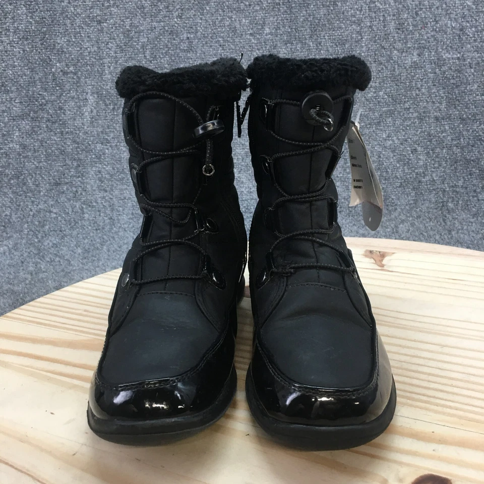 Botas impermeables Totes para mujer 7M Cody negras imitación cuero piel SIN PLANTILLAS NUEVAS Foto 4 de 4