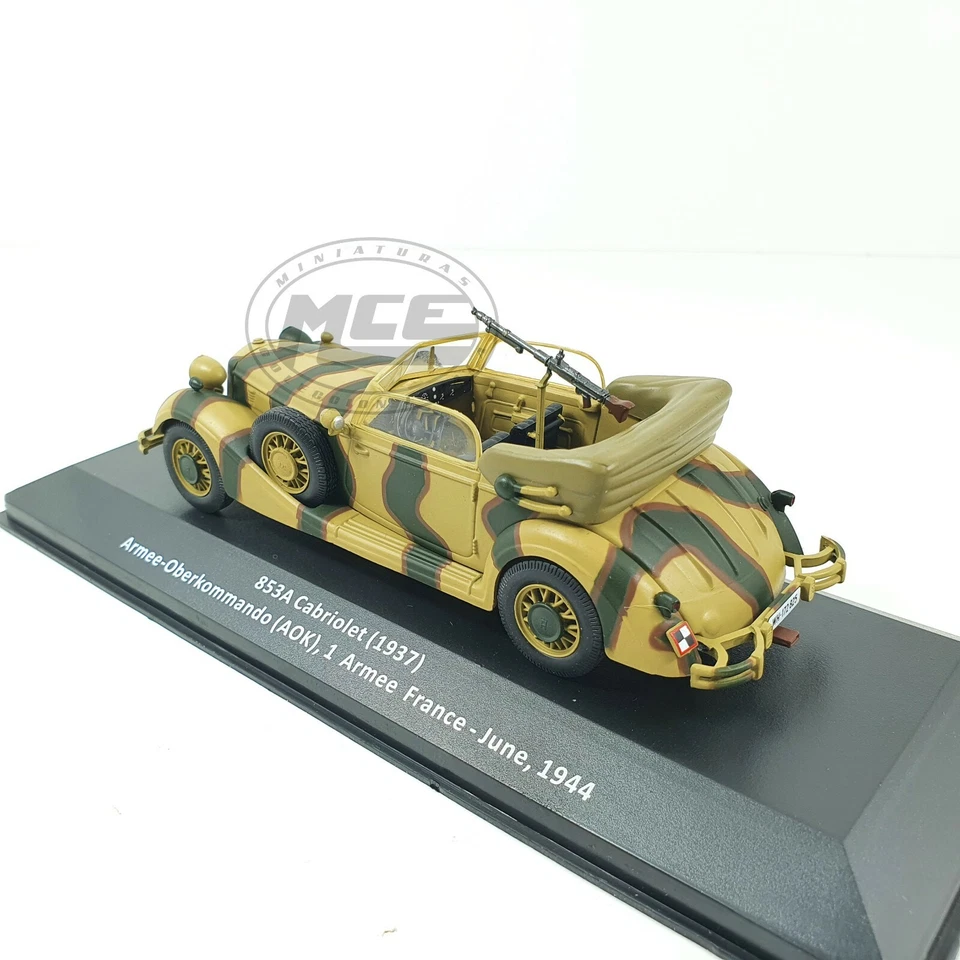 1/43 853A CABRIOLET 1937 AOK 1 ARMEE FRANCE JUNIO 1944 - Imagen 4 de 4