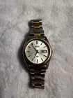 Vintage Seiko SQ REF#6232-8080 Day Date Two Tone (bond Watch)