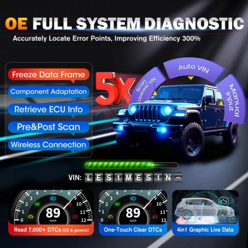 2025 Autel MaxiCOM MK900BT PRO Auto Diagnostic Scanner Tool Upgraded MK808BT PRO - Picture 6 of 17