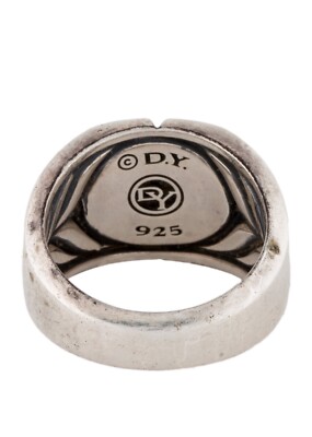 DAVID YURMAN STERLING SILVER 925 MARITIME NORTH STAR SIGNET RING