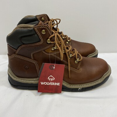 Wolverine Boots Men\'s 13 Brown Raider Durashck Soft Toe 6\