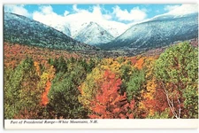 Postcard Part of Presidential Range - White Mountains, N.H. Unposted VTG VPC02.
