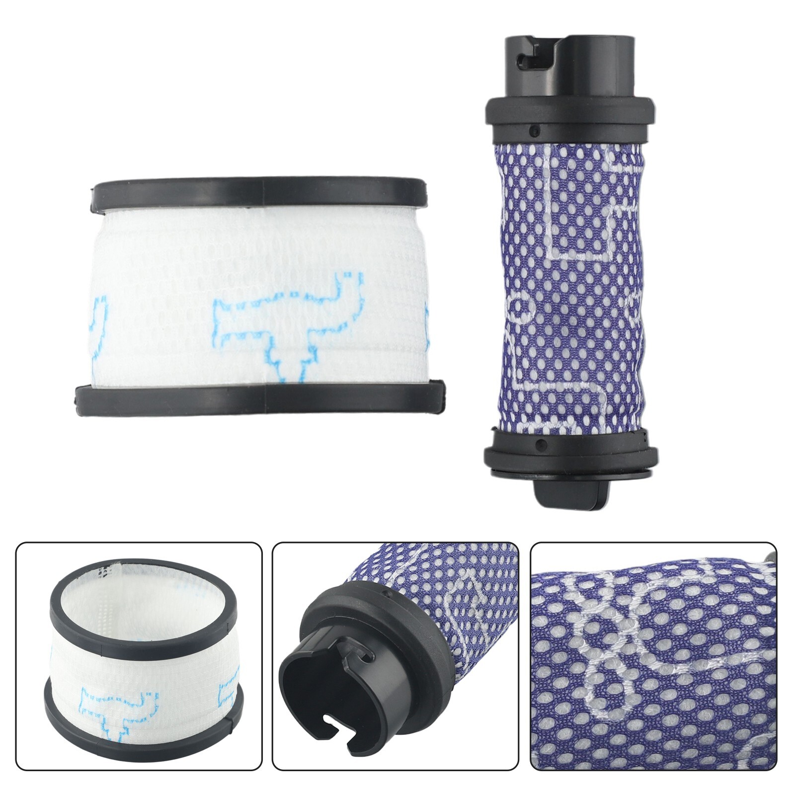 Vacuum Cleaner Replacement Filters – Compatible With S6T, S6P Pro, N5S Models, Washable & Reusable, Improves Airflow & Suction