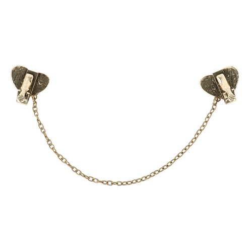 Womens Retro Cardigan Sweater Shawl Chain Clips Brooch Cardigan Collar Holders - Picture 3 of 29