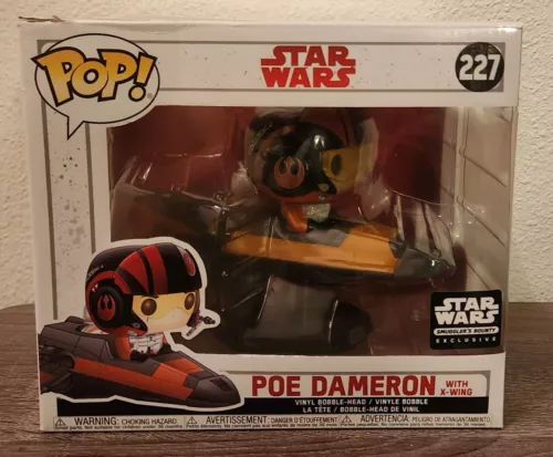 Funko Pop Star Wars Poe Dameron with X-Wing 227 Smuggler's Bounty Exclusive
