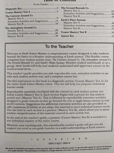 Power Basics Earth Science Mastery Books 1-4 + Teacher Guide Homeschool - Picture 3 of 12