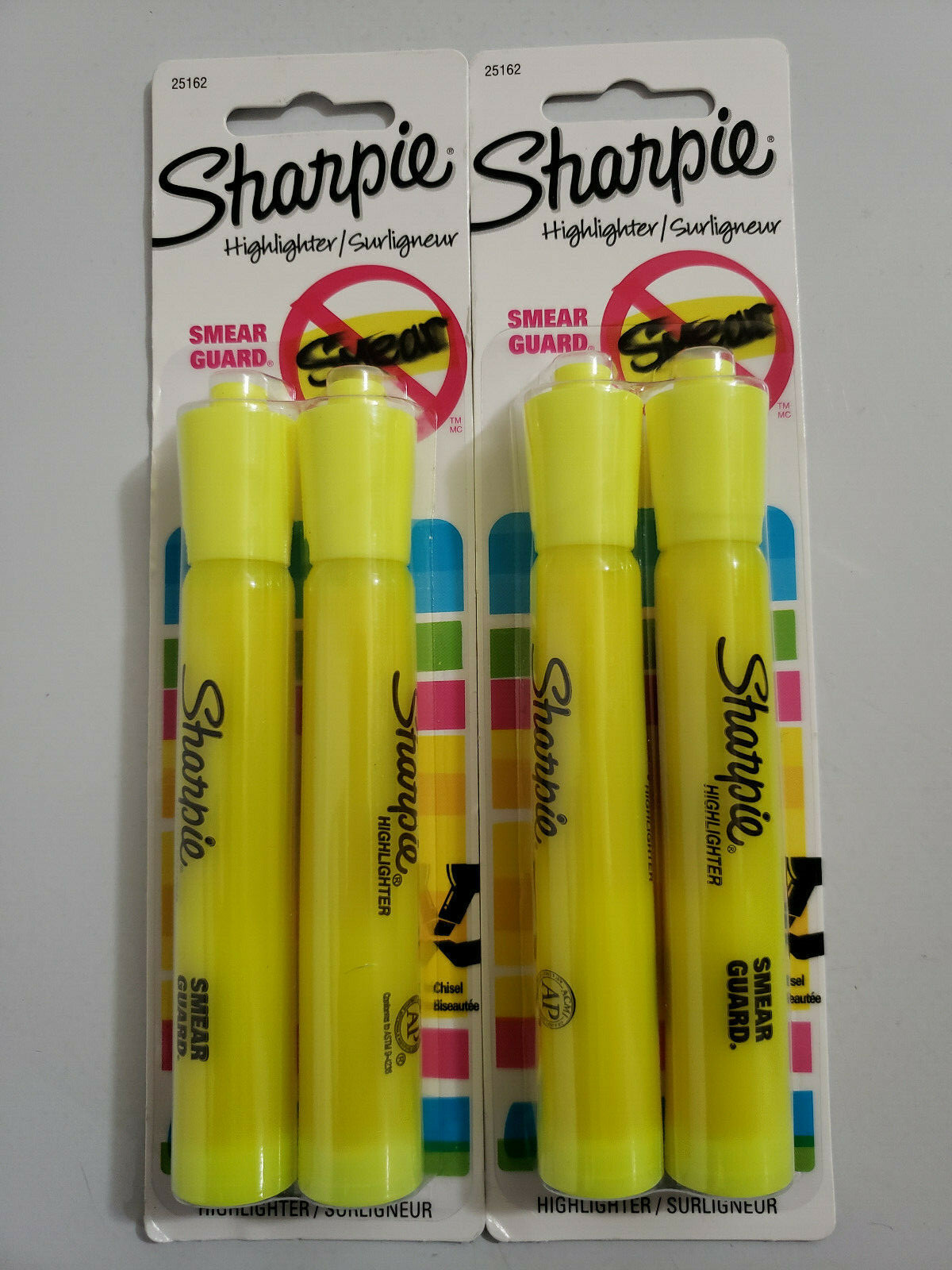 Sharpie Highlighters, Fluorescent Yellow - 2-ct Packs, Set of 2-image