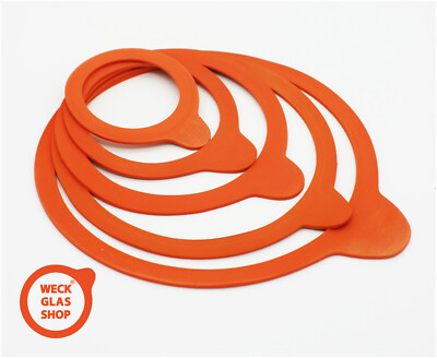 WECK   Einkochringe Dichtungen Gummi alle Grösse RR 40 60 80 100 120 Probier Set