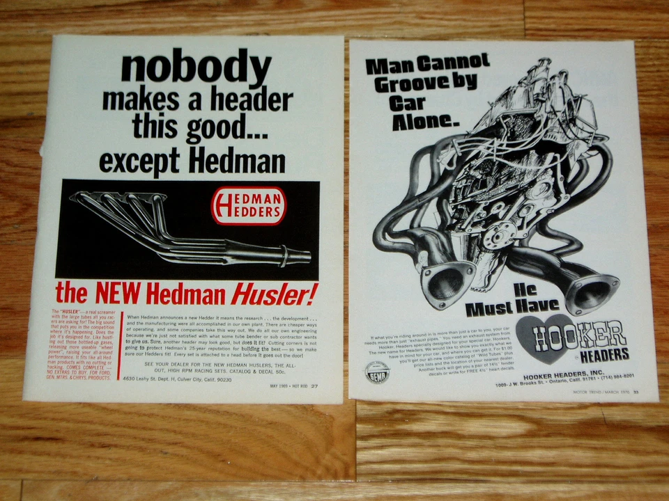 Ford Mustang 1966/Dodge Charger 1969 RT/HEDMAN/HOOKER-M/T-CRAGAR CABEZALES/ESCAPE Foto 4 de 4