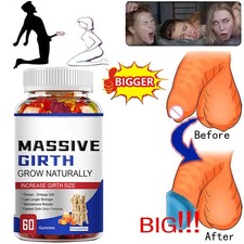 Male Enhancement Gummies Booster  Thicker Last Longer Stronger Bigger 60 Gummy