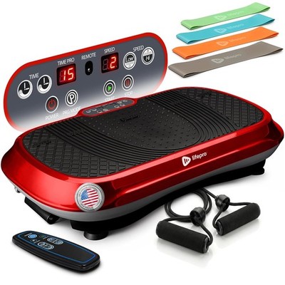 Lifepro Waver Red Vibration Plate Exercise Machine (Open Box)