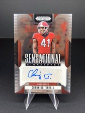 2025 Panini Prizm Draft Picks - Sensational Signatures Channing Tindall #SS-CNT