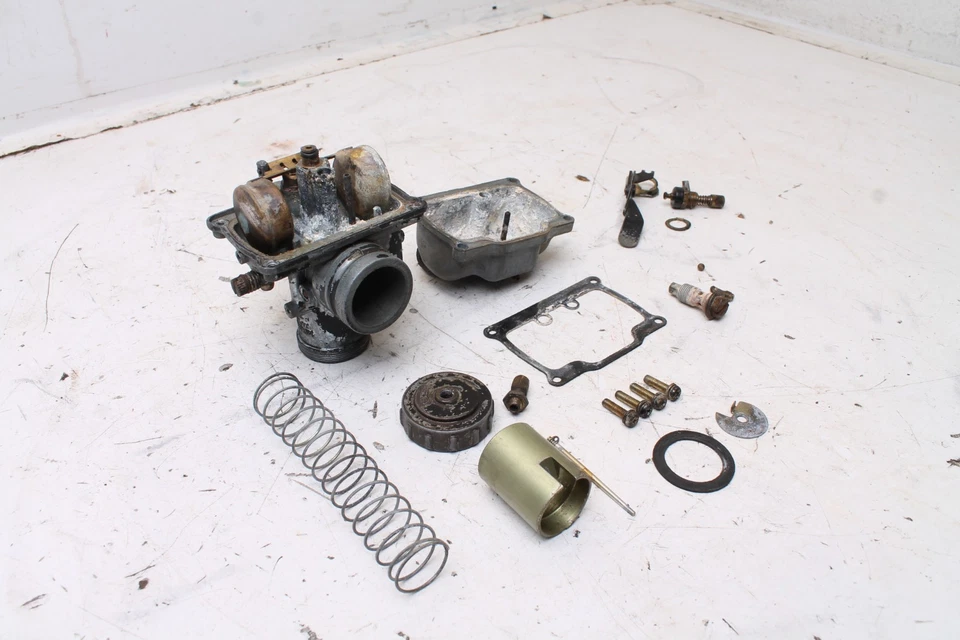 Carburador de motocicleta Yamaha LTMX 1973 carburador fabricante de equipos originales Mikuni Japón - necesita trabajo Foto 3 de 4