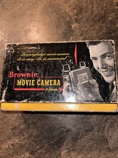 Vintage Brownie Movie camera 8mm no.82 W/ Box 8 MM F/2.7 Lens