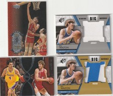 Bill Walton UCLA Blazers 2014-15 SPx Winning Materials BIG JERSEY Gold, White+