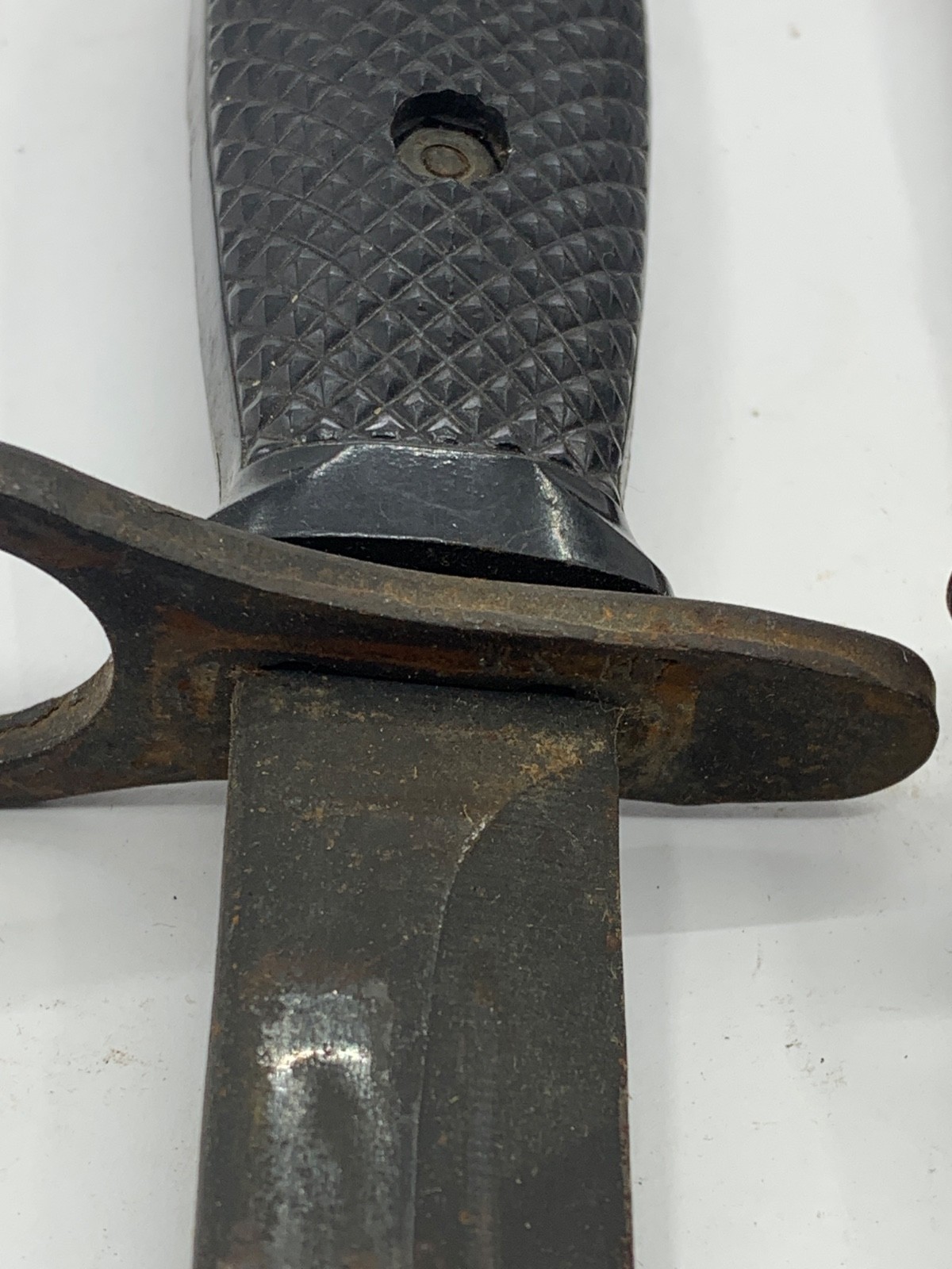 BAYONET W/ SCABBARD, , USED (GOOD; MARKED COLT 62316), ORIGINAL COLT MFG