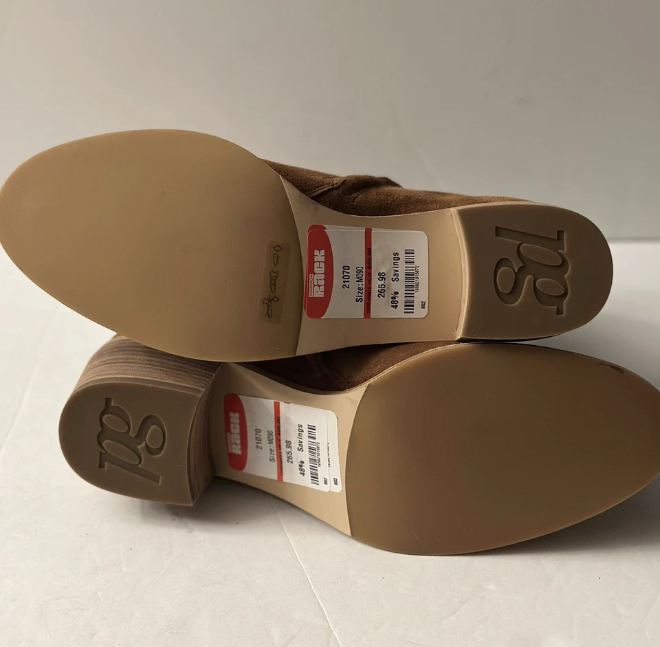 Paul Green Sante Zip Ankle Booties Size US 9M Brown Suede Western NEW $520 - Image 4 of 4