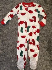 Unisex Kids Carter’s Fleece Footed Pajamas ~ Size 4