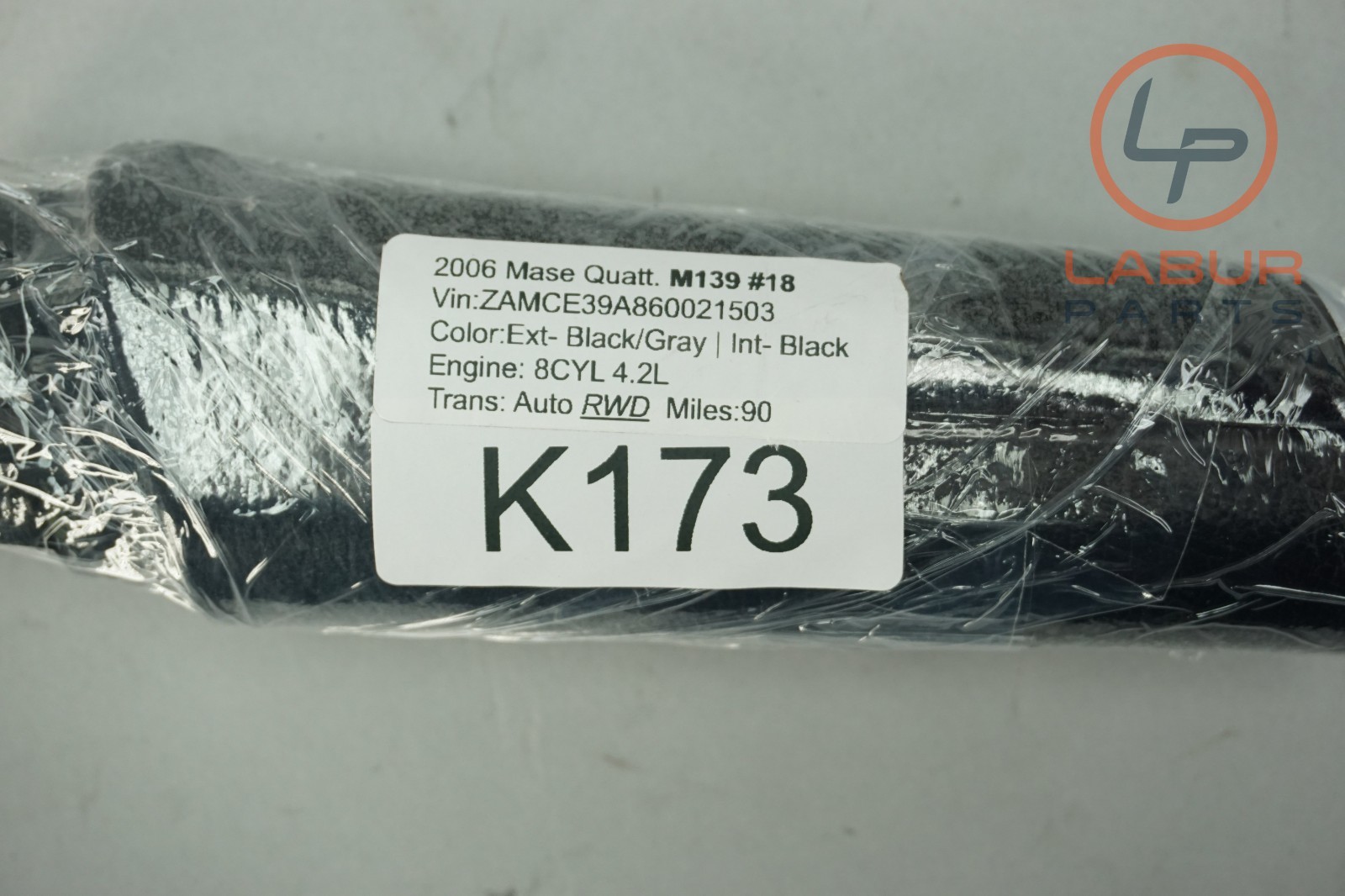 M139 05-07 Maserati Quattroporte Emergency Parking Hand Brake Handle Trim Cover