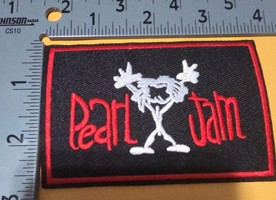 Pearl Jam Band Logo Embroidered Iron/Sew On Patch